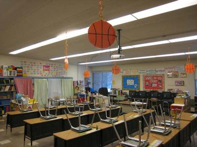 A view of the classroom..